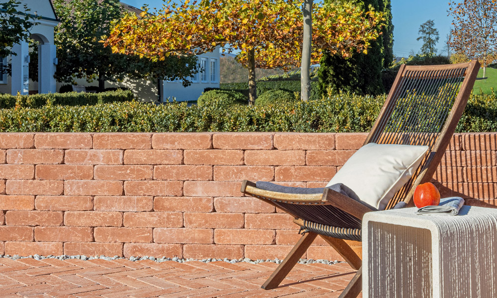 K&K falazókő, téglavörös K&K falazókő, téglavörös