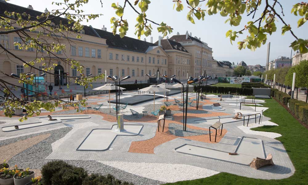 Közterületek Grado kockakő antracit térkő Friedl Steinwerke Közterületek Grado kockakő antracit térkő Friedl Steinwerke