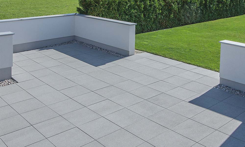 Linea VG4 térkőlap 60 x 60 x 8 cm, platina közép