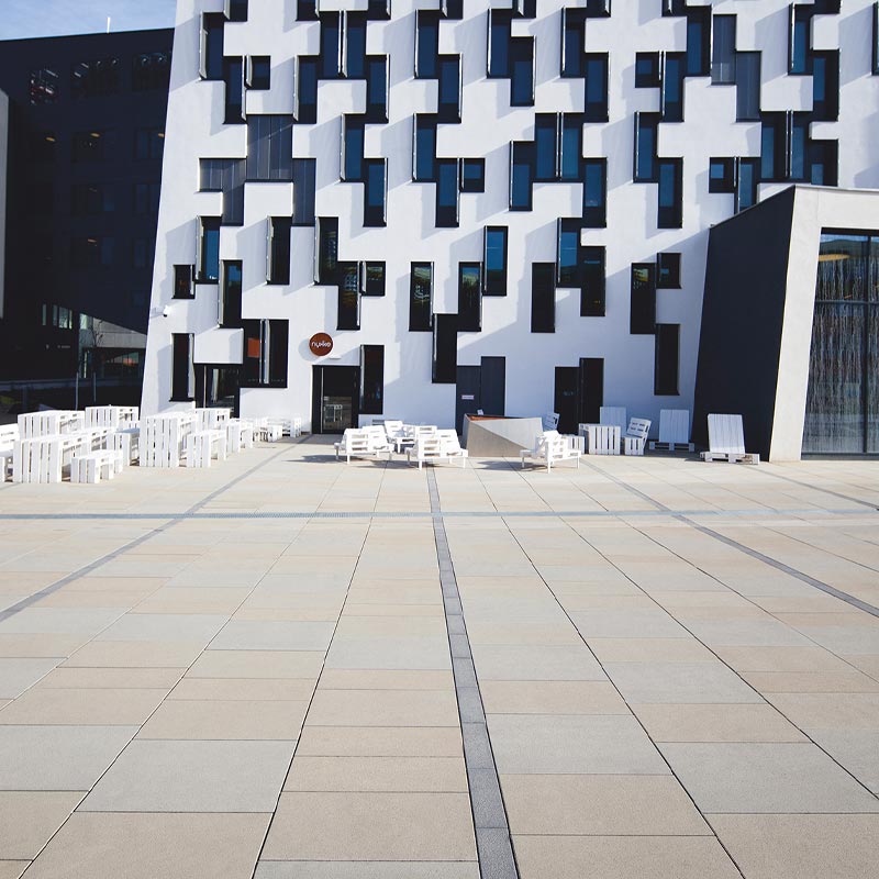 Campus WU Bécs Magnum térkő Friedl Steinwerke Campus WU Bécs Magnum térkő Friedl Steinwerke