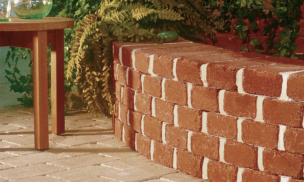 K&K falazókő, téglavörös K&K falazókő, téglavörös