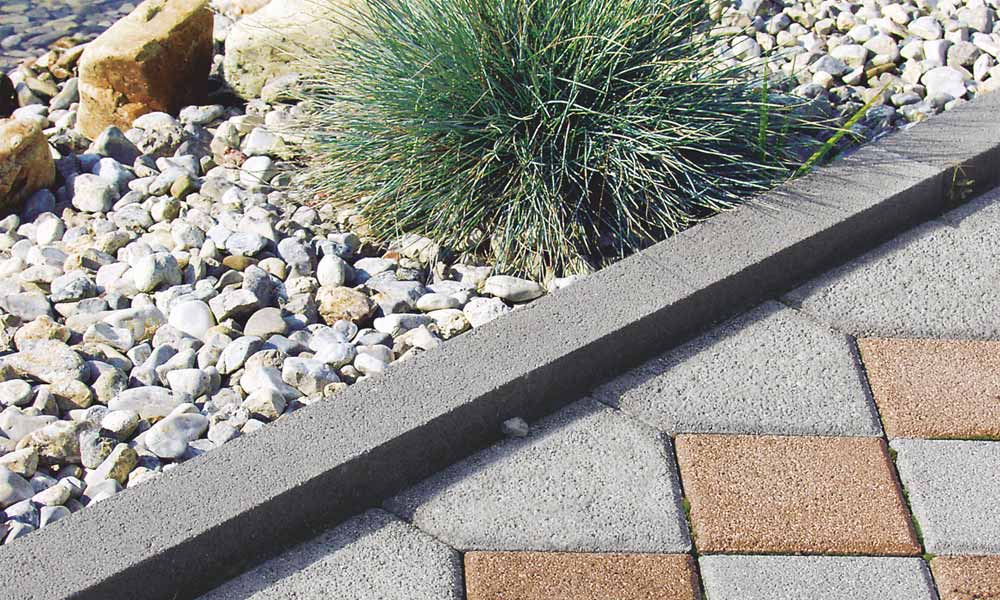 Útszegély, szürke Útszegély, szürke