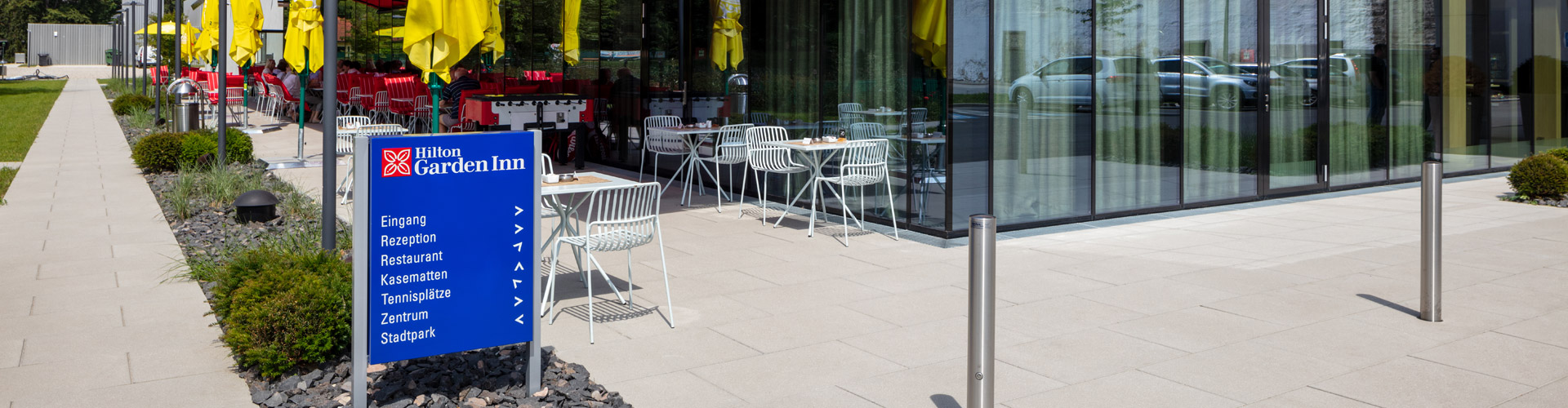 Hilton Garden Inn Magnum VG4, taupe térkő Friedl Steinwerke Hilton Garden Inn Magnum VG4, taupe térkő Friedl Steinwerke