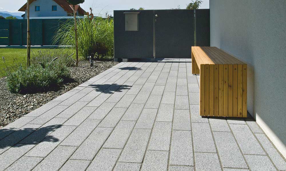 Linea VG4 térkőlap 60 x 15 x 8 cm, nemeszúzalék fehér–fekete Linea VG4 térkőlap 60 x 15 x 8 cm, nemeszúzalék fehér–fekete