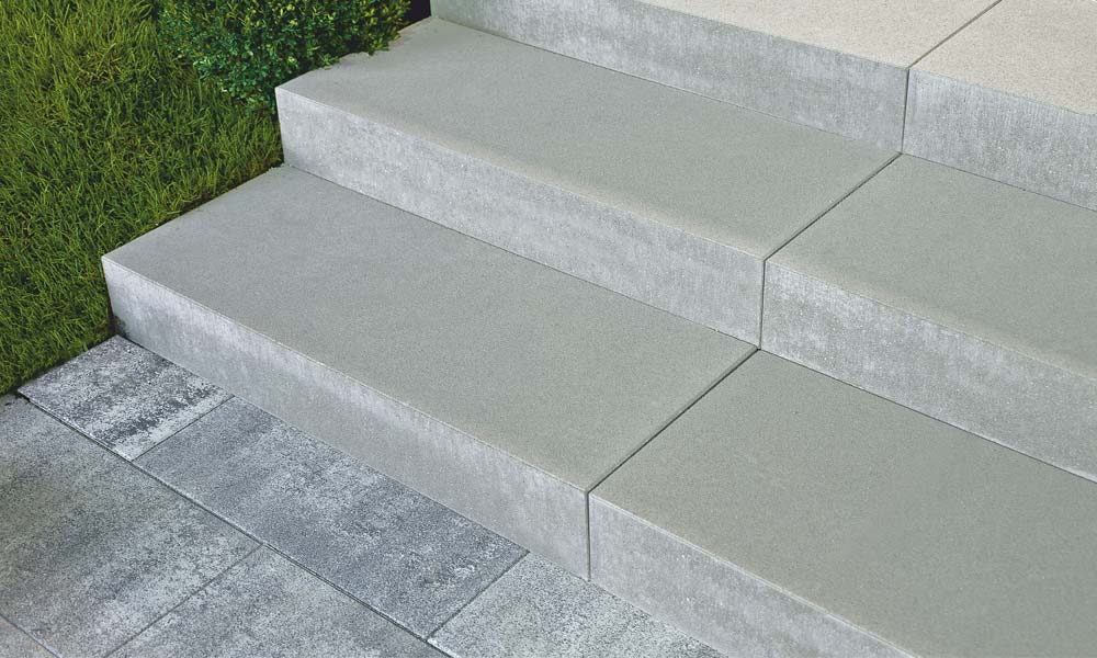 Linea tömblépcső 100 x 40 x 15 cm, szürke Linea tömblépcső 100 x 40 x 15 cm, szürke