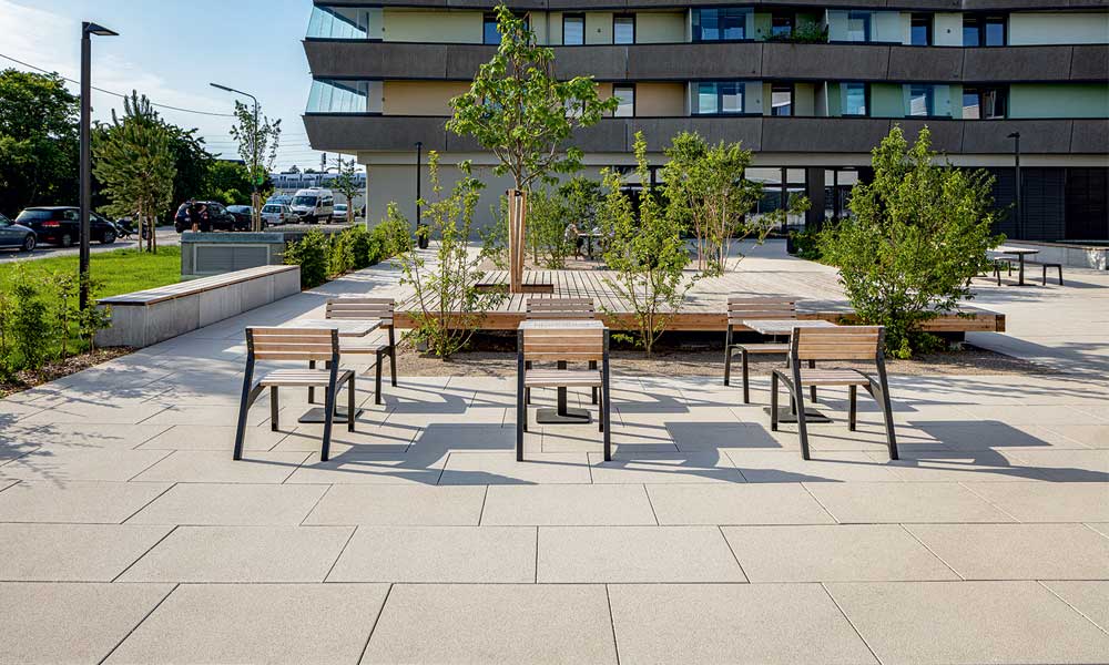 Lakópark Linea VG4 térkőlap, elefántcsont Friedl Steinwerke Lakópark Linea VG4 térkőlap, elefántcsont Friedl Steinwerke