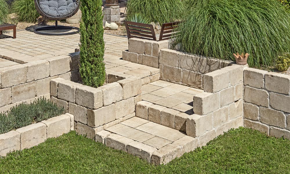 Grado tömbkő, mészkő árnyalt Grado tömbkő, mészkő árnyalt