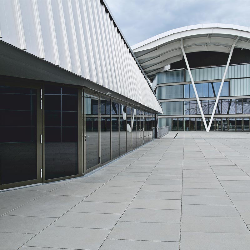 Jégsport központ Wien Classic burkolólap, szürke Friedl Steinwerke Jégsport központ Wien Classic burkolólap, szürke Friedl Steinwerke