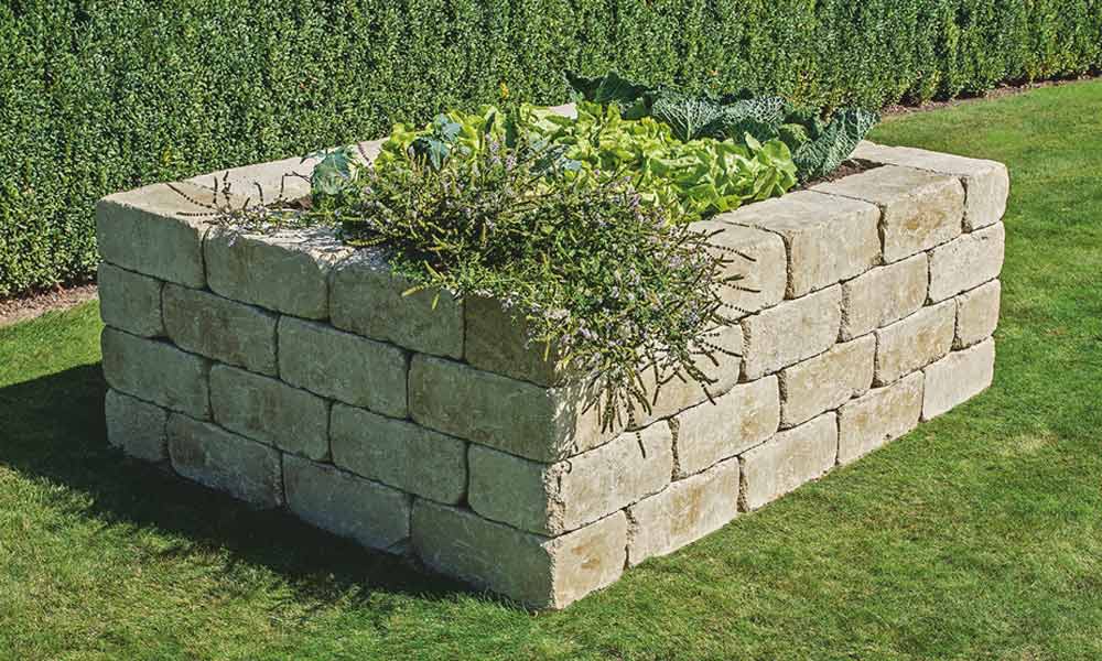 Grado tömbkő, mészkő árnyalt Grado tömbkő, mészkő árnyalt