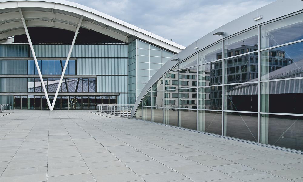 Közterületek Classic burkolólap, szürke teraszlap Friedl Steinwerke Közterületek Classic burkolólap, szürke teraszlap Friedl Steinwerke