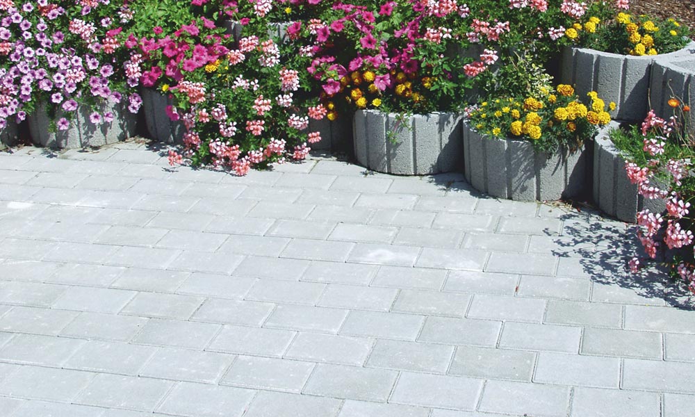 Rondo flórakosár, szürke Rondo flórakosár, szürke