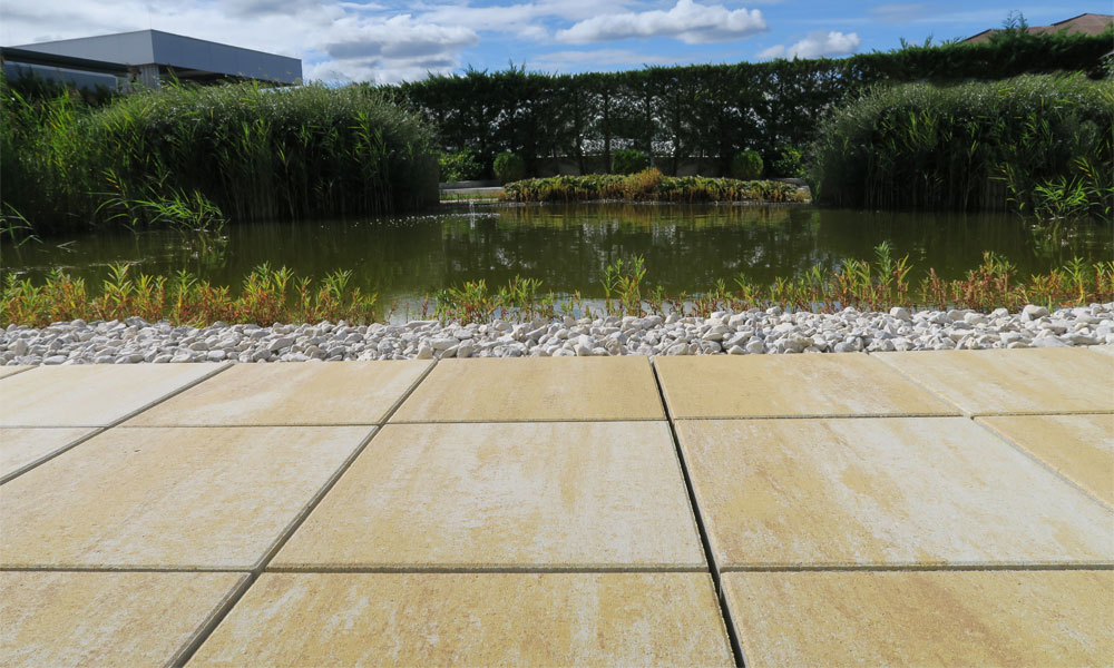 Nuavo burkolólap 49,8 x 49,8 x 4 cm, homoksárga árnyalt