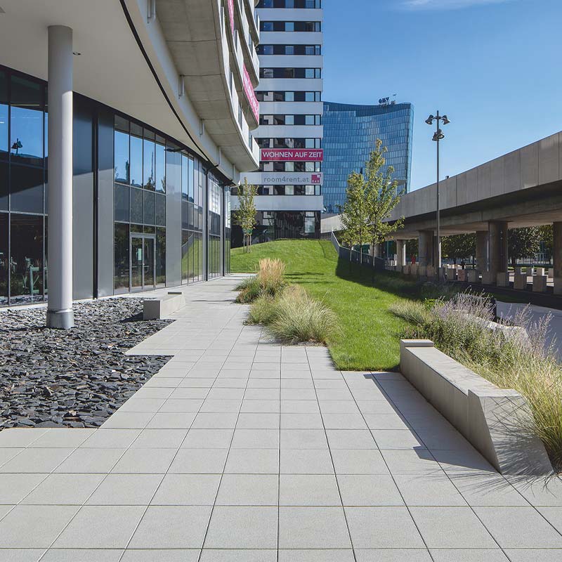 Lakópark Linea VG4 térkőlap, platina világos Friedl Steinwerke Lakópark Linea VG4 térkőlap, platina világos Friedl Steinwerke