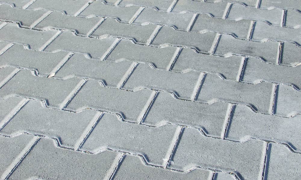 Duplakötésű kő éltöréssel, szürke Duplakötésű kő éltöréssel, szürke