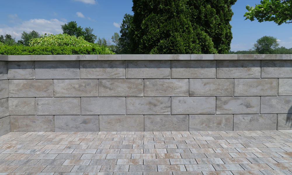 Parkettakő 20 x 10 x 6 cm, kagylómész; Standard kerítés- és falazókő kagylómész