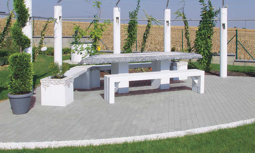 Parkettakő, szürke