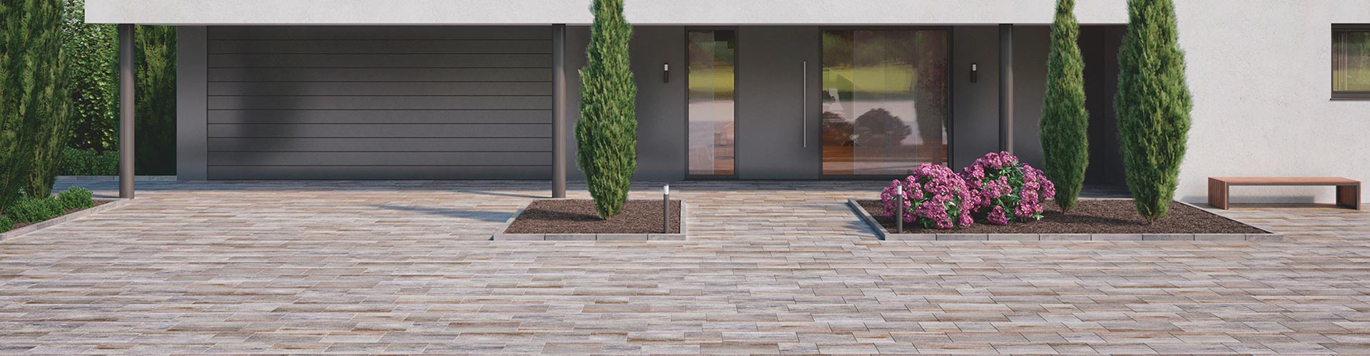 Bejáró Cadea VG4, bazalt árnyalt térkő Friedl Steinwerke Bejáró Cadea VG4, bazalt árnyalt térkő Friedl Steinwerke