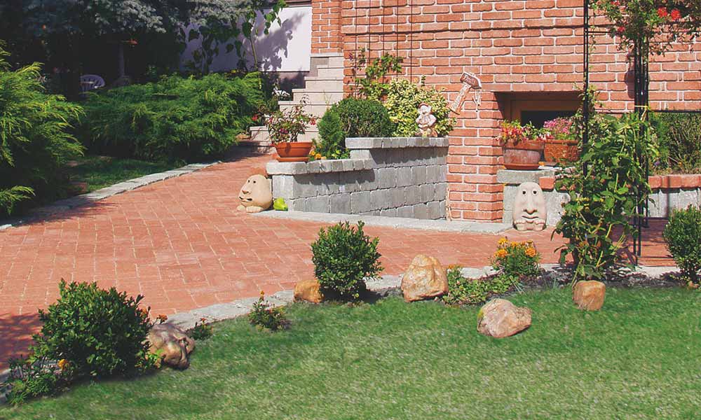 K&K falazókő, téglavörös K&K falazókő, téglavörös