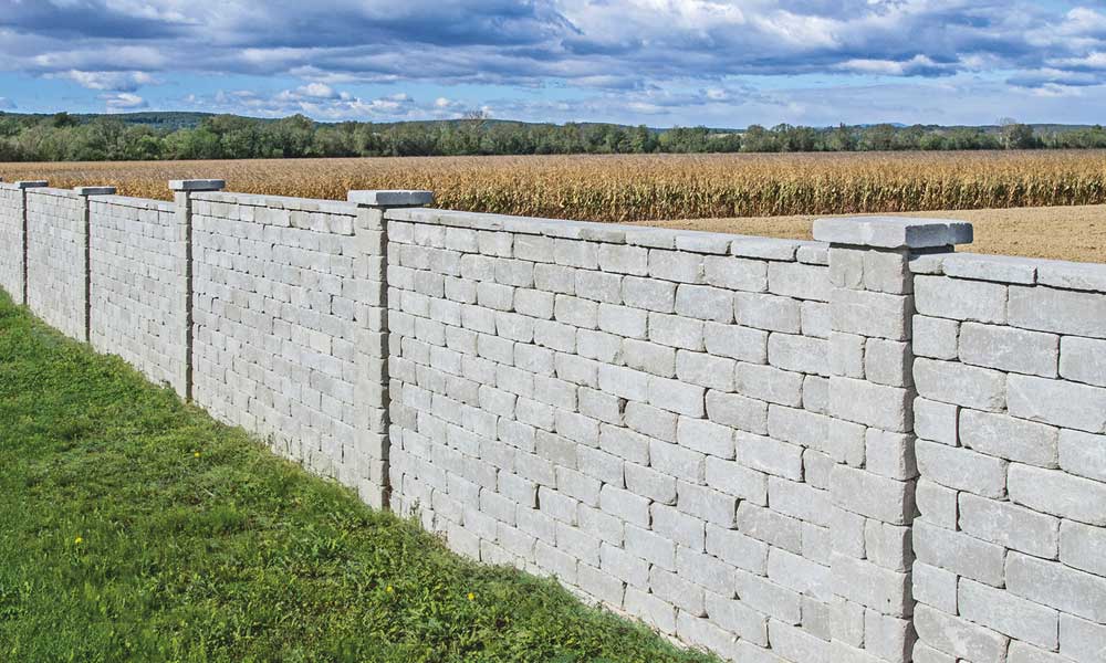 Grado kerítés- és falazókő, szürke Grado kerítés- és falazókő, szürke